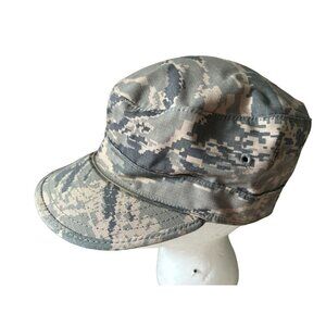 Men's Military Camo Utility Camouflage Air Force Hat size 7 3/8